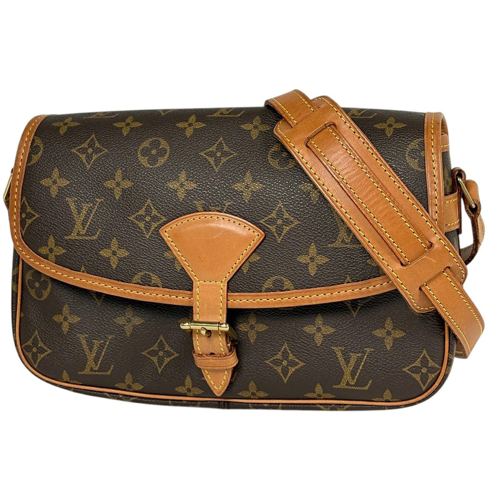 Louis Vuitton Sologne Crossbody Bag Monogram Brown